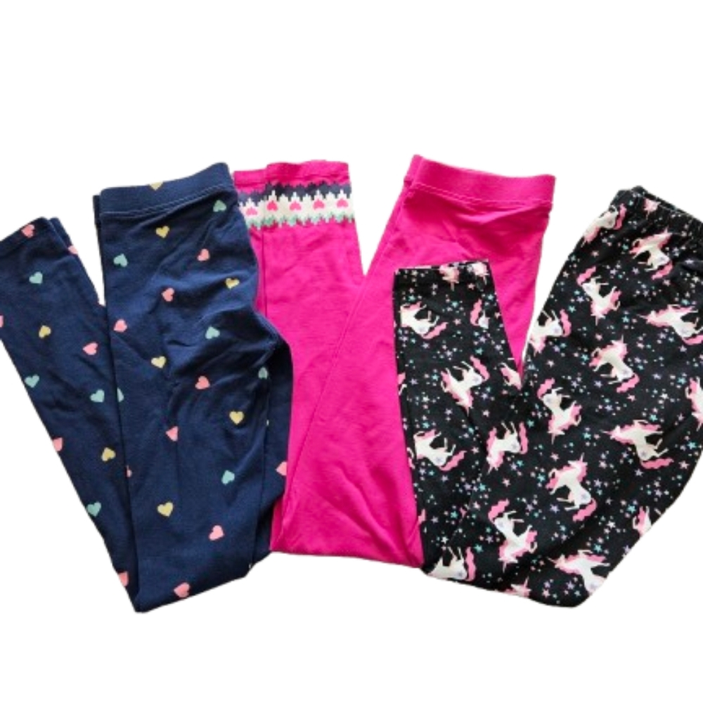 Crewcuts/ the children's place girls graphic print leggings bundle, 16